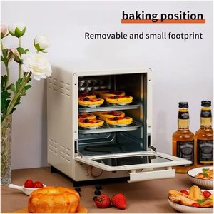 Four électrique vertical mini 15L avec fonction grill et convection, idéal pour la cuisson domestique, capacité 10L - Product Image 4