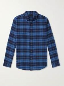 Chemise en flanelle de coton en polyester avec motif personnalisé Chemise décontractée à manches longues pour hommes à bas prix durable Vente en gros Chemise en coton - Product Image 5