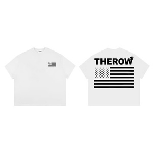 เสื้อยืดผ้าฝ้ายหนักใส่ได้ทั้งชายและหญิงผ้าทอระบายอากาศได้ดีพร้อมพิมพ์โลโก้ดิจิตอลด้านหน้าดีไซน์ว่างเปล่าหลากสีสำหรับ250gsm - Product Image 6