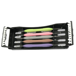 Dental Composite Filling Instruments 5Pcs Set <b>Silicone</b> Handle With Cassette CE ISO OEM ODM Surgical <b>Tools</b> Wholesale Supplier - Product Image 4
