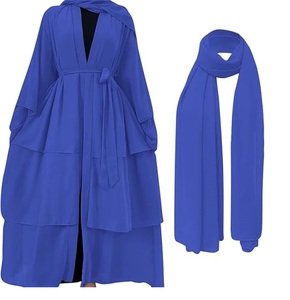 Mujeres musulmanas Abaya Último diseño Ropa islámica Señoras Abaya transpirable mujeres con estilo Abaya - Product Image 4