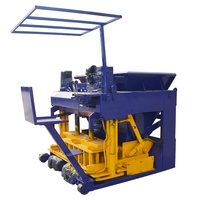 Machine à fabriquer des blocs creux en béton hydraulique mobile QMY6-25, moteur haute efficacité, fonctionnement automatique pour Dubaï, Arabie Saoudite