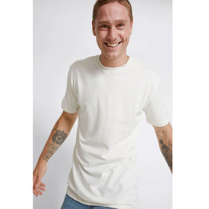 เสื้อผู้ชายผ้าฝ้าย100% สไตล์วินเทจเป็นมิตรกับสิ่งแวดล้อมแห้งเร็วดีไซน์ไหล่ T-Shirts-3XL บ็อกซี่ฟิต - Product Image 4