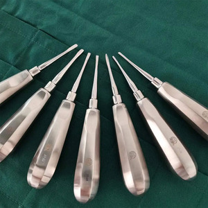 Elevador Dental Extracción de dientes Fórceps de extracción de dientes Elevador de raíz de acero inoxidable conjunto dental instrumentos quirúrgicos - Product Image 2