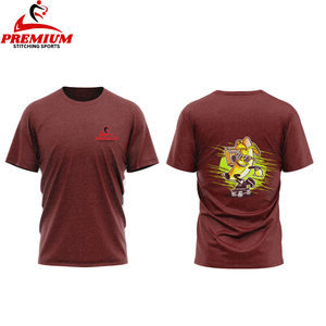 ผู้ผลิตเสื้อยืดผู้ชายขนาดใหญ่พิเศษ 300gsm เสื้อยืดพิมพ์ลายเนื้อหนา ผ้าฝ้าย เสื้อยืดผ้าฝ้ายเนื้อหนักสั่งทำพิเศษ 100% - Product Image 3