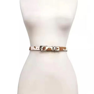 Ceintures en cuir de vache véritable, ceinture pour homme en cuir de vache, boucle en métal laiton, ceintures en fourrure, étiquette privée, ceintures en cuir de vache véritable - Product Image 3