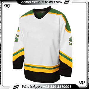 เสื้อฮ็อกกี้น้ำแข็งชุดฮ็อกกี้ออกแบบได้ตามต้องการพิมพ์ลายโพลีเอสเตอร์ - Product Image 5