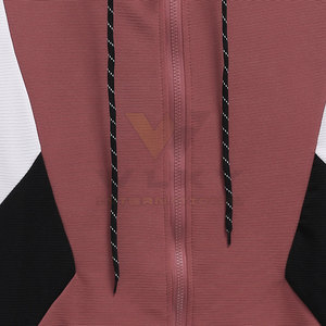 Haute qualité taille personnalisée hommes survêtement surdimensionné fermeture éclair Jogging costume avec pantalon de survêtement bas fait polaire été Yoga vêtements de sport - Product Image 4