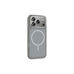 Coque de protection en silicone Netzy SAFA Sanremo pour iPhone 17 Pro compatible MagSafe avec cadre de caméra métallique blanc - Product Image 5