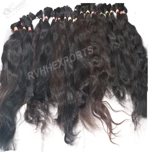 Online Buy Raw Virgin Hair Bulk Without Weft One Donor Hair