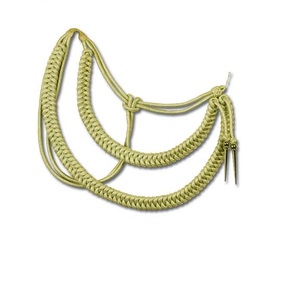 Aiguillette tactique en lingots d'argent doré Cordon d'épaule uniforme de qualité supérieure pour accessoires uniformes tactiques - Product Image 4