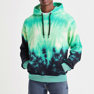 Sweat à capuche homme personnalisé en usine vêtements d'automne sweat à capuche teinture par cravate sweat à capuche imprimable personnalisé de marque unisexe - Product Image 5