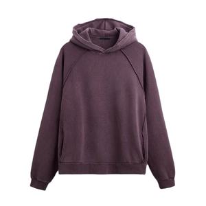 High Quality <b>Men</b> Customization <b>Pullover</b> Tracksuit Unique Quantity Clothing Manufacture Blank Plain 100% Cotton Fleece For <b>Men</b> - Product Image 4
