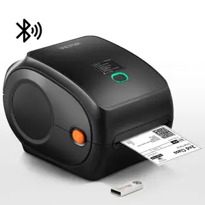 4inch label printer direct thermal barcode label printer for the logistics industry with Ribbon Printing cloth label