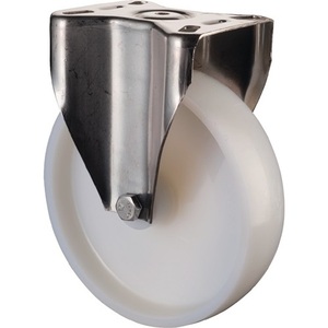 Caster Wheels 80mm Diameter 100kg Capacity Swivel Caster with Plastic Plate 95x80mm by BS - Product Image 1