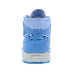 Zapatos Nike Air Jordan 1 Mid SE para mujer Color: Azul hielo/Azul claro/azul oscuro/Negro 100% auténticos - Product Image 2