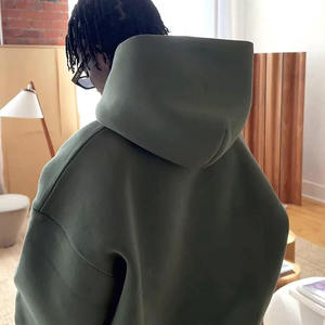 Ensemble sweat-shirt et pantalon de survêtement unisexe en molleton épais de coton, style urbain hivernal, personnalisable pour fabricants OEM - Product Image 3