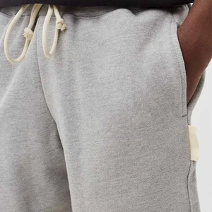 Pantalones Cortos de Algodón Elásticos en una Dirección para Hombre, Color Liso, con Logotipo Personalizado, Estilo Casual - Product Image 4