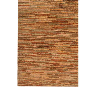 Tapis en laine noué à la main Nuray Gold, grand format, Pae-1274(Fr)-Style classique rayé pour la maison, pour le salon ou la chambre - Product Image 4