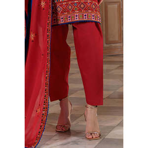 Traje de 3 Piezas Bordado para Mujer con Bordes CL-52449 - Product Image 4