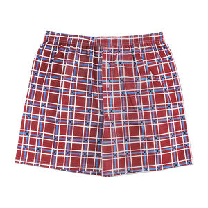 Nouveau design de boxer à carreaux classiques pour hommes Boxer personnalisé grande taille aux couleurs unies ShortsDDP shipping - Product Image 4