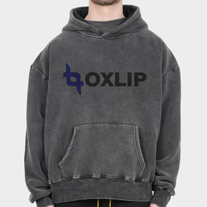 Sweat-shirts d'hiver surdimensionnés personnalisés LOGO brodé 100% coton polaire 330 grammes Unisexe Respirant Séchage rapide Poches - Product Image 1