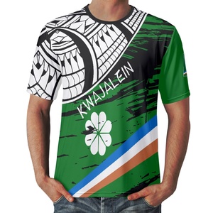 Ropa de uso diario con estampado bajo demanda KWAJALEIN, camiseta informal deportiva cómoda, personalización exclusiva, camiseta Vintage holgada para hombre - Product Image 4