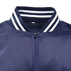 แจ็กเก็ตนักบินน้ำหนักเบาของผู้ชายเสื้อแจ็คเก็ตบอมเบอร์ผ้าแคนวาสสีในสไตล์ระบายอากาศได้ดี - Product Image 5