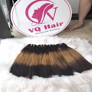Paquetes de cabello virgen vietnamita OMBRE Bone Straight Hair con cierre frontal de encaje 100 Paquetes de cabello virgen para mujeres negras - Product Image 4