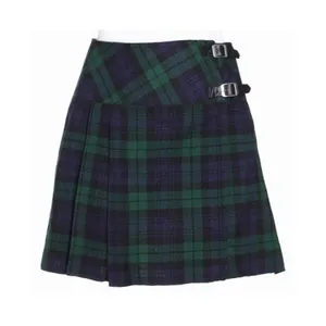 Hoàn toàn tùy chỉnh chất lượng cao cấp Scottish phụ nữ tartan Mini váy mới nhất đến âm nhạc Highland phụ nữ tartan kilts/váy
