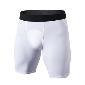 Venta caliente pantalones cortos de gimnasio para Hombres estilo de calle diseño personalizado compresión transpirable único pantalones cortos de malla sólida cintura elástica - Product Image 1