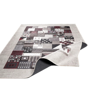 Adiva, alfombra turca hecha a máquina, lavable, con respaldo de algodón, antideslizante, exportación al por mayor de Gaziantep para uso doméstico - Product Image 1