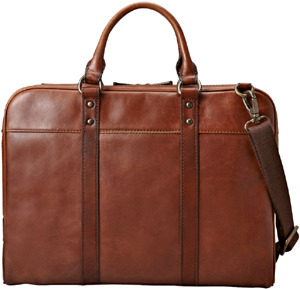 Sacoche promotionnelle en cuir véritable pour ordinateur portable avec poignée et poignée détachable dernière 2024 - Product Image 2