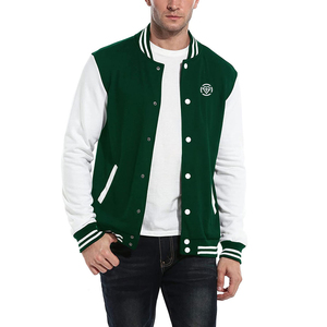 Vente en gros de support de veste universitaire d'hiver pour hommes en toile brodée en chenille personnalisée Letterman à la mode en plein air personnalisable - Product Image 1