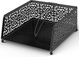 Modern Decorative <b>Black</b> Handcrafted Metal Napkin Holder Wedding Party At Lowest Price - Product Image 6