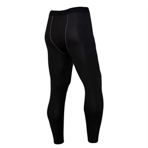 Pantalon de compression haute élasticité avec taille élastique et motif imprimé pour l'entraînement physique masculin et le soutien musculaire - Product Image 4