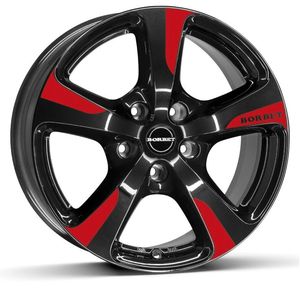 ล้ออัลลอยสีดำ15/16/17ดีไซน์แบบห้าก้าน4/8*100-114.3 PCD สภาพใหม่ - Product Image 3