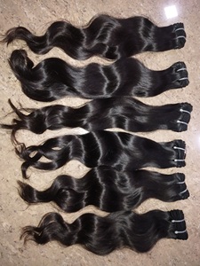 Vente en gros d'extensions de cheveux brésiliens vierges non transformés de haute qualité 8 "28" 30 "trame de cheveux Remy indienne vague de dentelle vagues naturelles - Product Image 6