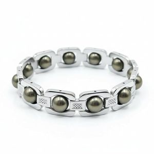 Pulsera de Piedras de Pirita Natural para Hombre y Mujer, Bola de Cristal Natural, Amuleto de Riqueza y Prosperidad, Regalo - Product Image 1