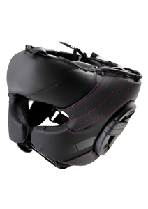 Protector Facial Completo Personalizado para Sparring, Cuero Sintético OEM con Espuma Híbrida de 4 Capas al Mejor Precio al por Mayor - Product Image 3