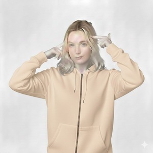 Sudadera con Capucha de Punto Extra Grande al por Mayor, Estilo Urbano, para Invierno y Otoño, OEM, de Algodón y Felpa, con Cremallera, Impresión de Logotipo Personalizado - Product Image 1