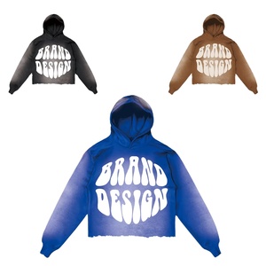 Sudaderas con Capucha para Hombre, Gruesas, 360g, 100% Algodón Ecológico, Diseño de Dibujos Animados de Primavera, Hechas a Medida, Cálidas, Venta al Por Mayor, Alta Calidad - Product Image 1