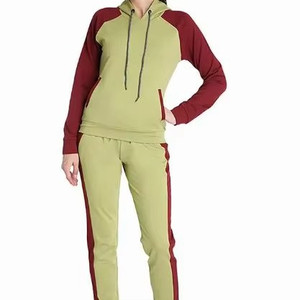 Ensemble de survêtement en molleton pour femme, taille XL, de haute qualité, respirant, avec logo brodé, imprimé, avec capuche, en strass, uni - Product Image 4