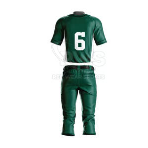 Jersey de béisbol con botón completo con pantalones y Jersey adecuado para el uniforme de béisbol con logotipo personalizado del equipo - Product Image 3