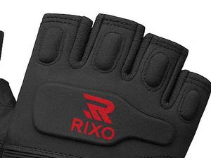 Rixo Enterprises Leather Lace-Up Weight <b>Lifting</b> <b>Gloves</b> Half Finger Lightweight Breathable for Gym & Outdoor Fitness Training - Product Image 2