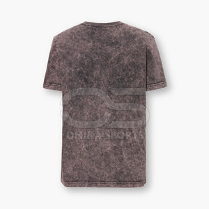 Camiseta de gran tamaño 100% de algodón para hombre con lavado ácido con aspecto Vintage lavado, camiseta de lavado ácido para hombre - Product Image 2