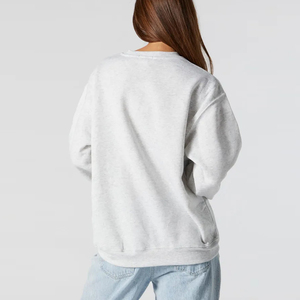 High Quality Breathable Women's Chenille Embroidery Sweatshirt Custom Logo for Winter - Product Image 2