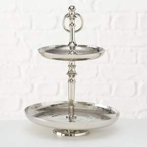 Soporte de pastel de aluminio de diseño de lujo con forma redonda y acabado exquisito para una mesa elegante - Product Image 6