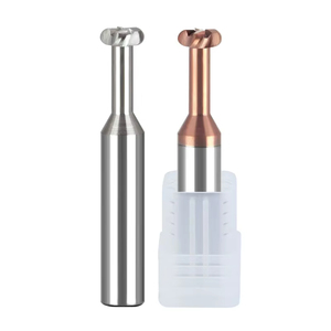 Radius Corner T Slot End <strong>Mill</strong> CNC Carbide Cutter Concave Arc Machining Steel Aluminum Tool 6mm R0.5 R1 R1.5 - Product Image 1