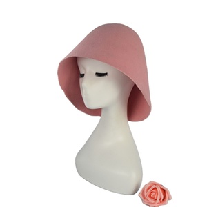 Sombrero Clásico de Fieltro para Mujer, Estilo Cloche, para Otoño e Invierno, de Lana, con Copa Cónica, para Manualidades de Sombrerería, Base para Tocados - Product Image 5